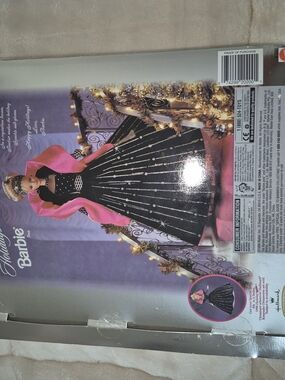 Holiday Barbie Doll in Black & Hot Pink Gown